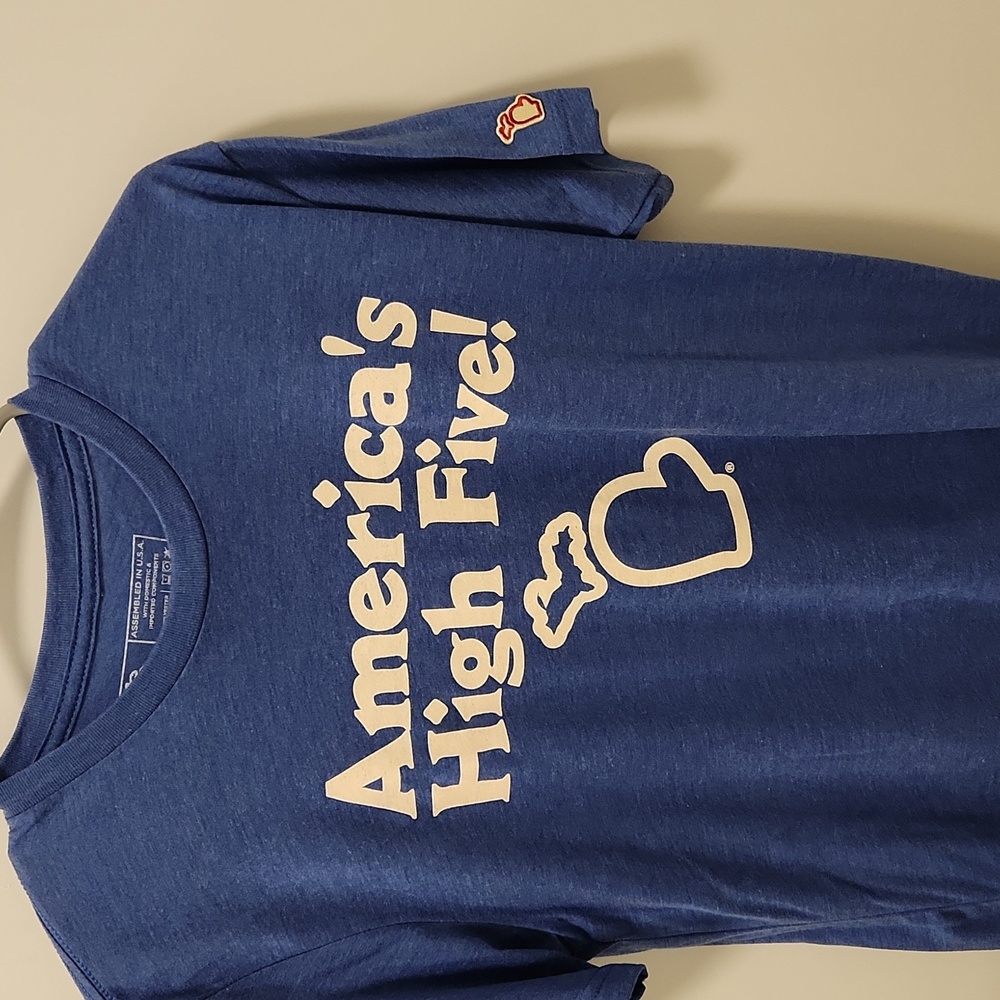 The Mitten State Michigan America's High Five! Shirt. Men's Size Small.